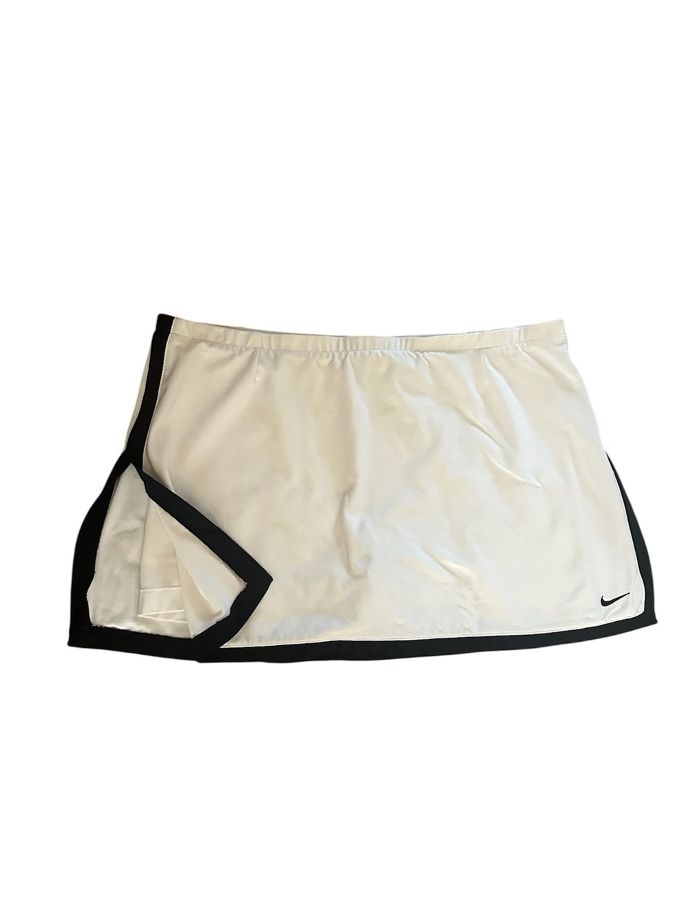 Nike Tennis Skort Womens Ivory/ Black Activewear Shorts/Skirt L